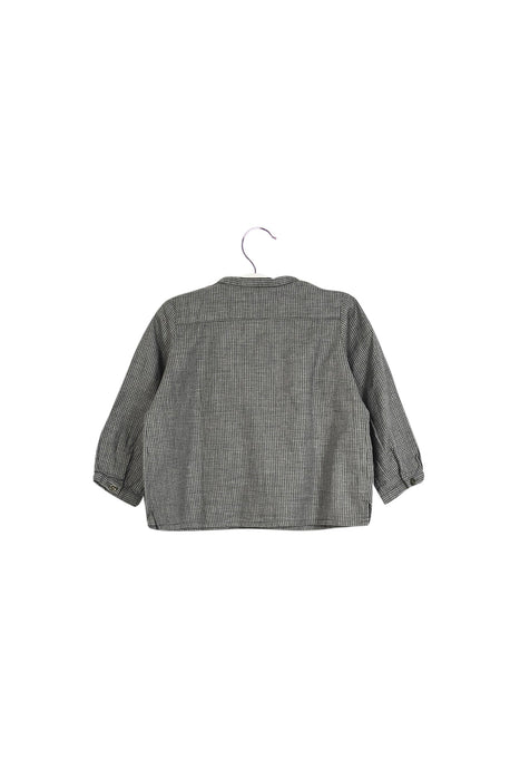 A Grey Long Sleeve Tops from Bonpoint in size 6-12M for neutral. (Back View)