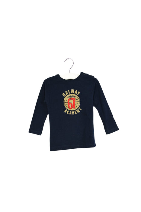 A Navy Long Sleeve Tops from Bonpoint in size 6-12M for boy. (Front View)