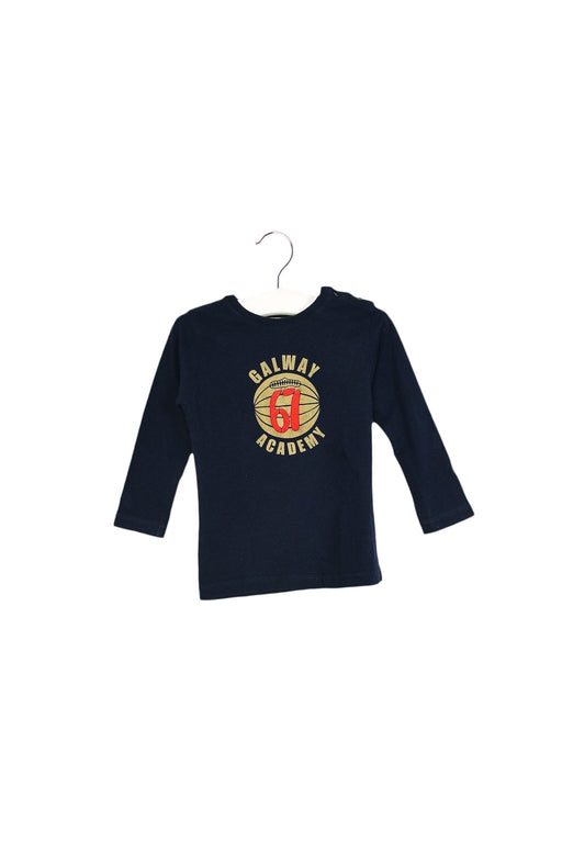 A Navy Long Sleeve Tops from Bonpoint in size 6-12M for boy. (Front View)