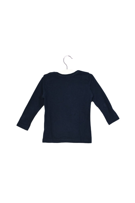 A Navy Long Sleeve Tops from Bonpoint in size 6-12M for boy. (Back View)