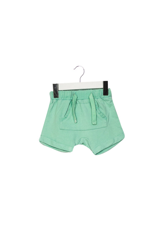A Green Shorts from Seed in size 3-6M for neutral. (Front View)