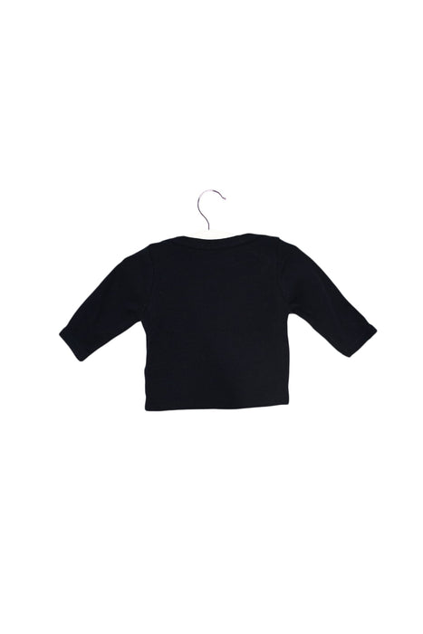 A Navy Long Sleeve Tops from Bob & Blossom in size 0-3M for neutral. (Back View)
