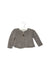 A Grey Cardigans from Château de Sable in size 0-3M for girl. (Front View)