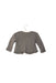 A Grey Cardigans from Château de Sable in size 0-3M for girl. (Back View)