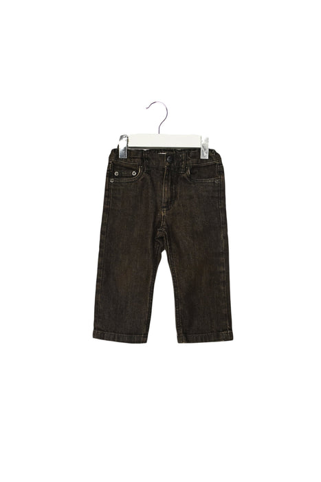 A Brown Jeans from Bonpoint in size 6-12M for boy. (Front View)