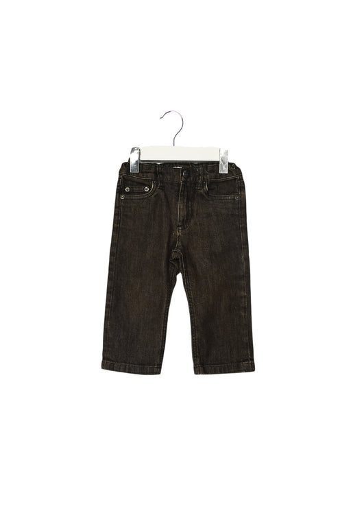 A Brown Jeans from Bonpoint in size 6-12M for boy. (Front View)