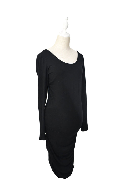 A Black Long Sleeve Dresses from Isabella Oliver in size XS for maternity. (Front View)