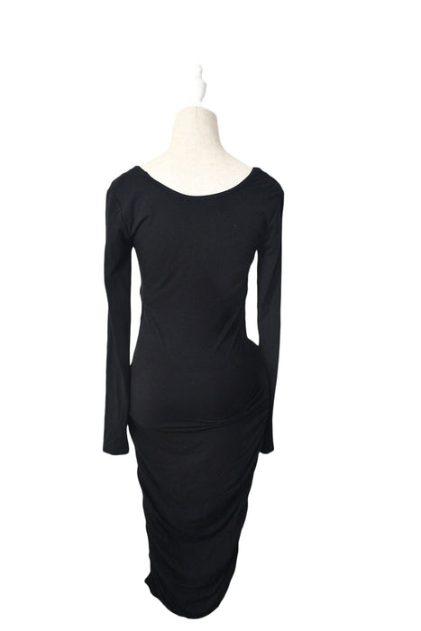 A Black Long Sleeve Dresses from Isabella Oliver in size XS for maternity. (Back View)