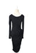 A Black Long Sleeve Dresses from Isabella Oliver in size XS for maternity. (Back View)