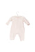 A Pink Long Sleeve Jumpsuits from Emile et Rose in size 0-3M for girl. (Back View)