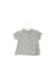 A White Short Sleeve Tops from Bout'Chou in size 3-6M for boy. (Front View)