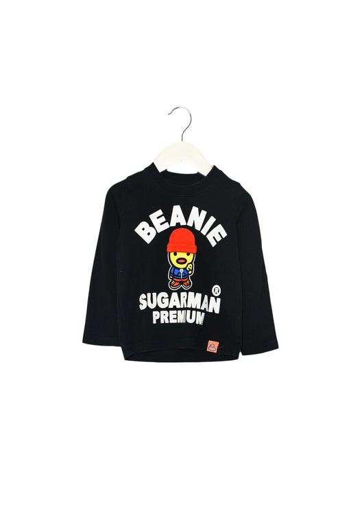 A Black Crewneck Sweatshirts from Sugarman in size 6-12M for boy. (Front View)