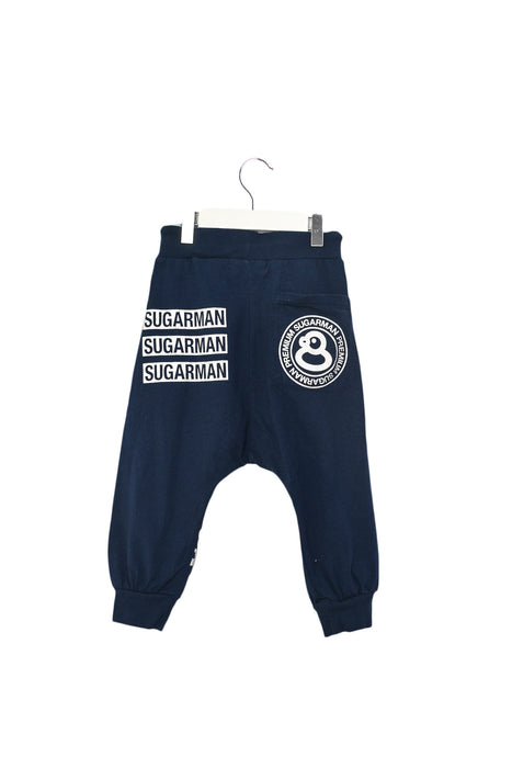 A Navy Sweatpants from Sugarman in size 6-12M for boy. (Back View)