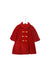 A Red Coats from Nicholas & Bears in size 6-12M for girl. (Front View)