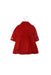 A Red Coats from Nicholas & Bears in size 6-12M for girl. (Back View)