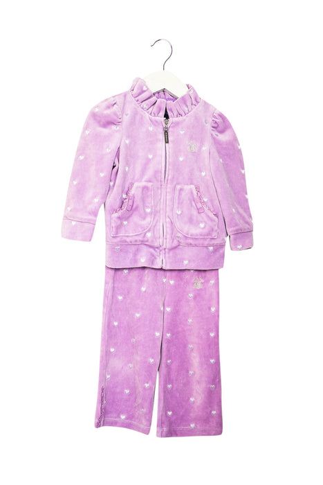 A Purple Pants Sets from Nicholas & Bears in size 2T for girl. (Front View)