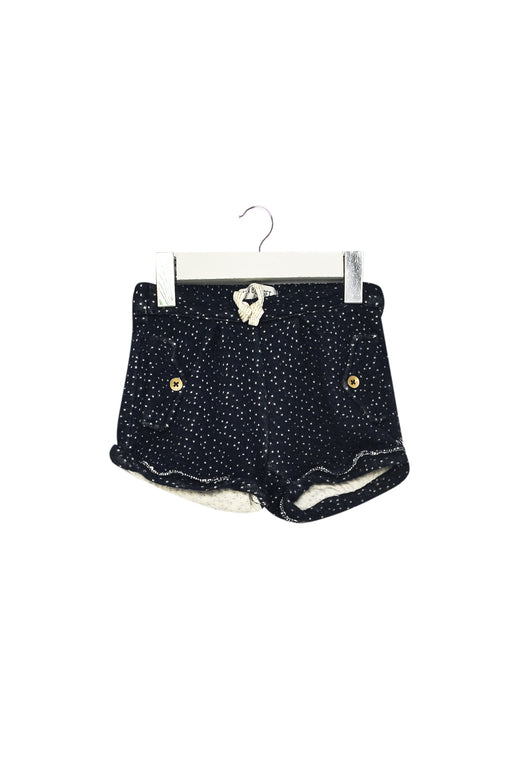 A Navy Shorts from Jean Bourget in size 3-6M for girl. (Front View)