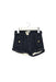 A Navy Shorts from Jean Bourget in size 3-6M for girl. (Front View)