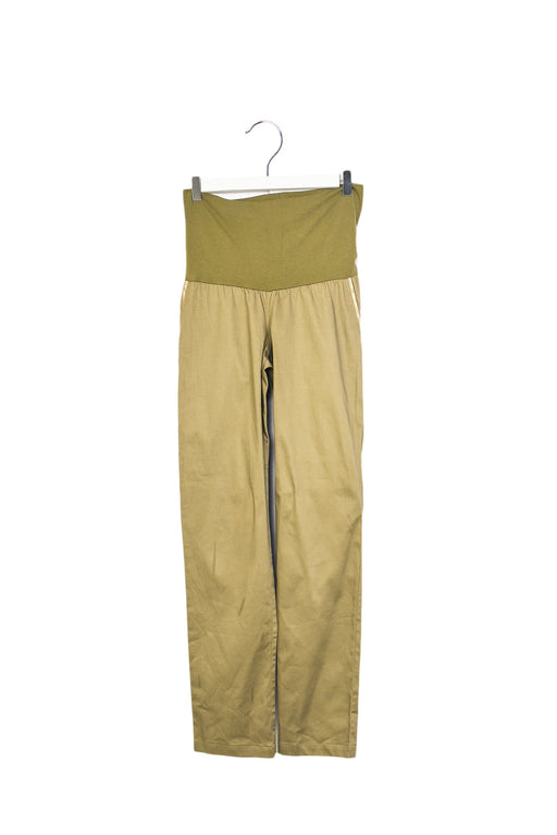 A Gold Casual Pants from Mothers en Vogue in size S for maternity. (Front View)