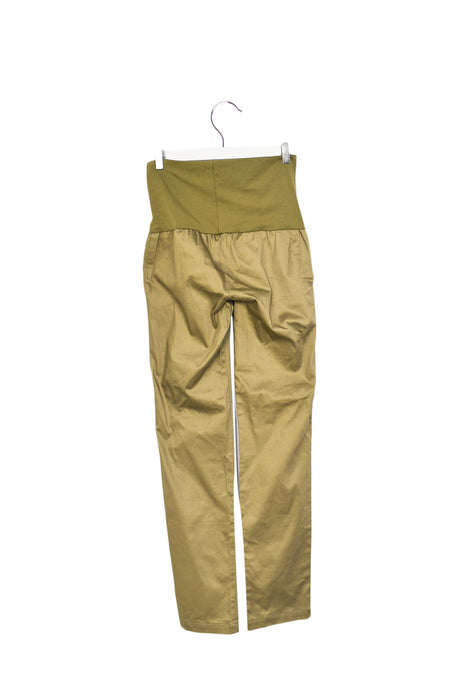A Gold Casual Pants from Mothers en Vogue in size S for maternity. (Back View)