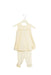 A Beige Pants Sets from Natures Purest in size 0-3M for girl. (Front View)