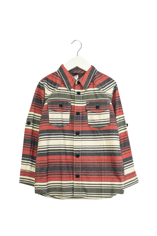 A Red Shirts from Tea in size 4T for boy. (Front View)