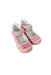 A Pink Flats from Emel in size 12-18M for girl. (Front View)