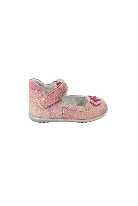 A Pink Flats from Emel in size 12-18M for girl. (Back View)