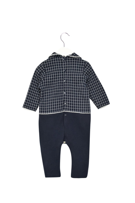 A Navy Long Sleeve Jumpsuits from Armani in size 3-6M for boy. (Back View)