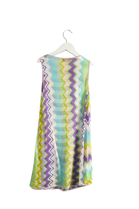 A Multicolour Sleeveless Dresses from Missoni in size 8Y for girl. (Back View)