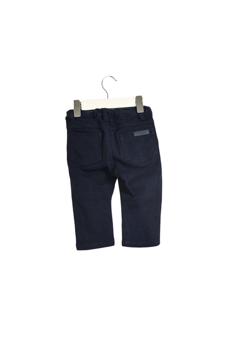 A Navy Casual Pants from Jacadi in size 6-12M for boy. (Back View)