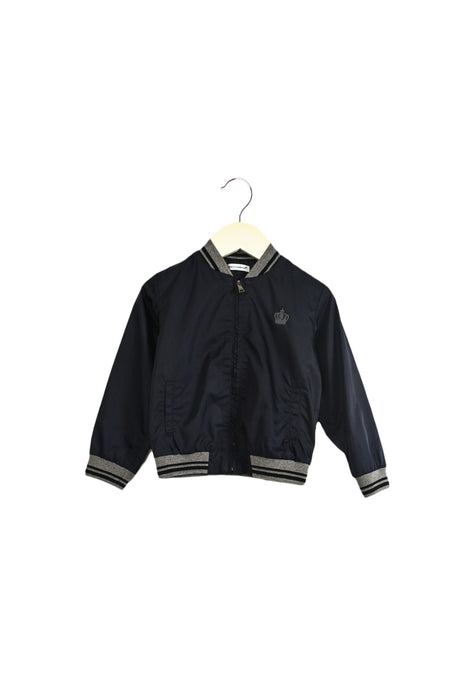 A Black Lightweight Jackets from Dolce & Gabbana in size 18-24M for boy. (Front View)