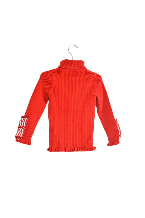 A Red Knit Sweaters from Nicholas & Bears in size 2T for girl. (Back View)