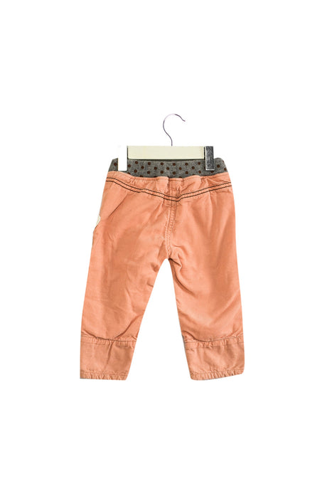 A Pink Casual Pants from Miki House in size 12-18M for girl. (Back View)