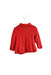 A Red Cardigans from Monnalisa in size 2T for girl. (Back View)