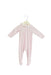 A Pink Long Sleeve Jumpsuits from Chicco in size 3-6M for girl. (Front View)