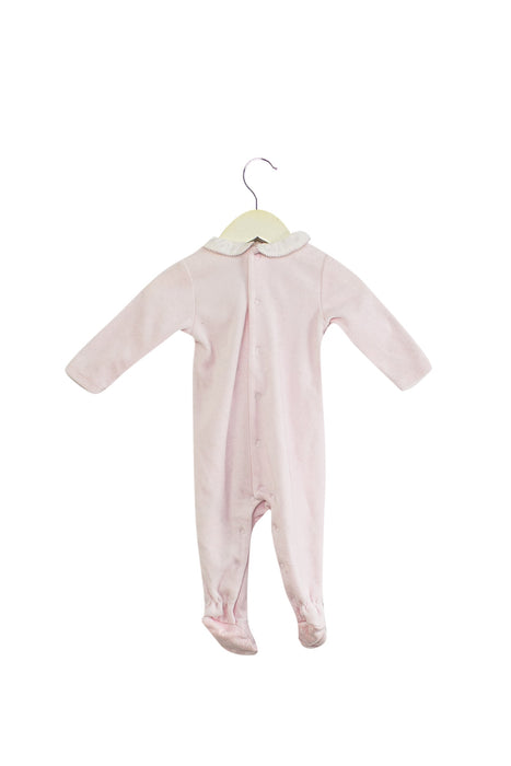 A Pink Long Sleeve Jumpsuits from Chicco in size 3-6M for girl. (Back View)