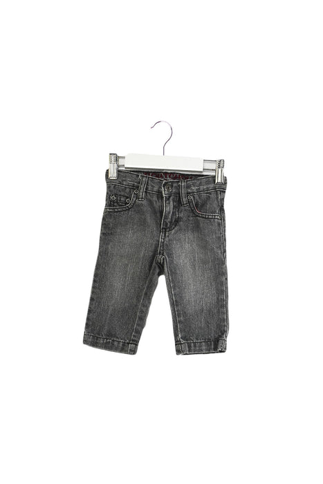 A Black Jeans from Bout'Chou in size 3-6M for boy. (Front View)