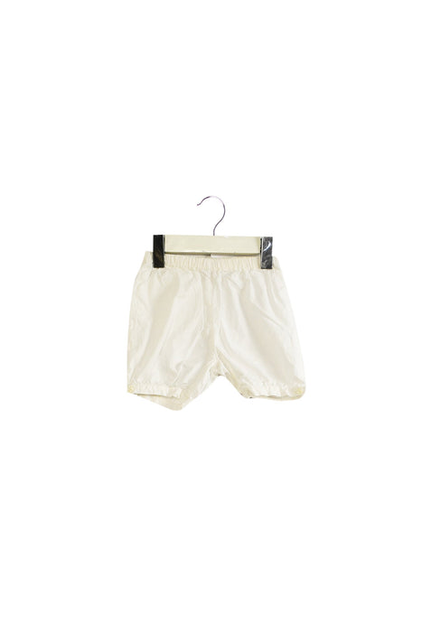 A White Shorts from Bonpoint in size 3-6M for girl. (Front View)