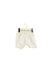 A White Shorts from Bonpoint in size 3-6M for girl. (Front View)