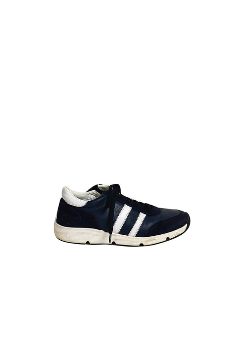 A Navy Sneakers from Hip in size 10Y for boy. (Back View)
