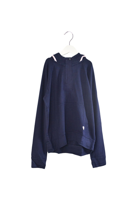 A Navy Sweatshirts from Crewcuts in size 8Y for girl. (Front View)