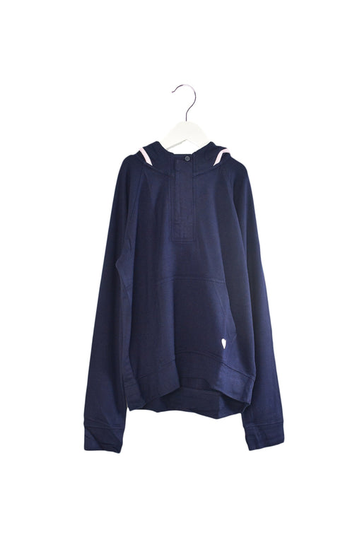 A Navy Sweatshirts from Crewcuts in size 8Y for girl. (Front View)