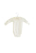 A White Long Sleeve Bodysuits from Jacadi in size 0-3M for girl. (Front View)