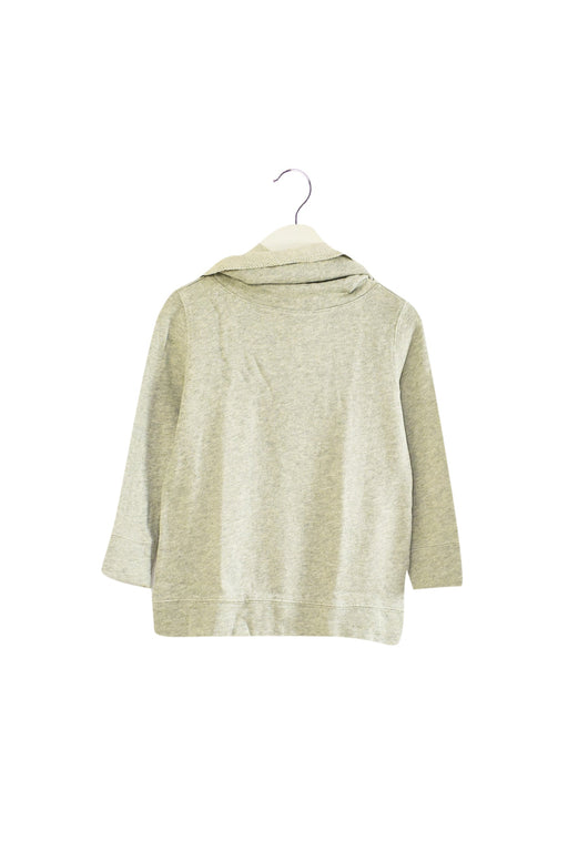 A Grey Sweatshirts from Crewcuts in size 6T for girl. (Front View)