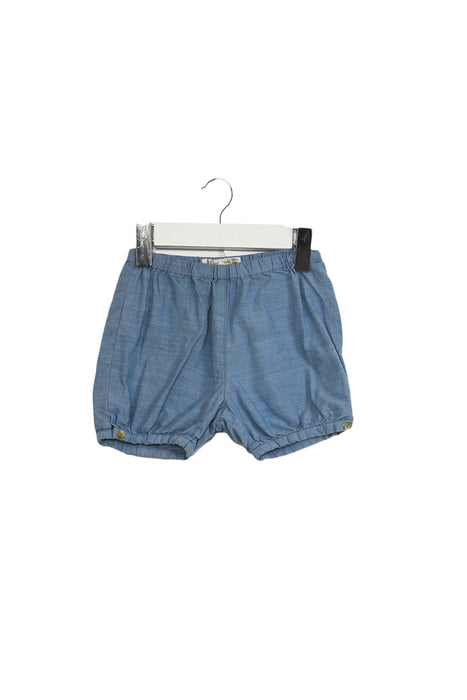 A Blue Shorts from Bonpoint in size 3-6M for girl. (Front View)