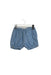 A Blue Shorts from Bonpoint in size 3-6M for girl. (Front View)