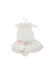 A White Sleeveless Dresses from Nicholas & Bears in size 3-6M for girl. (Front View)