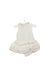 A White Sleeveless Dresses from Nicholas & Bears in size 3-6M for girl. (Back View)
