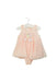 A Pink Sleeveless Dresses from Nicholas & Bears in size 6-12M for girl. (Front View)